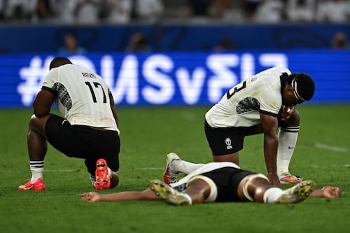 Simione Kuruvoli inspires Fiji to landmark World Cup win over Australia 