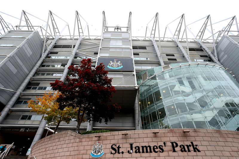 Newcastle await confirmation on whether plans to rebuild St James’ Park will go ahead. Photograph: Adam Vaughan/EPA-EFE