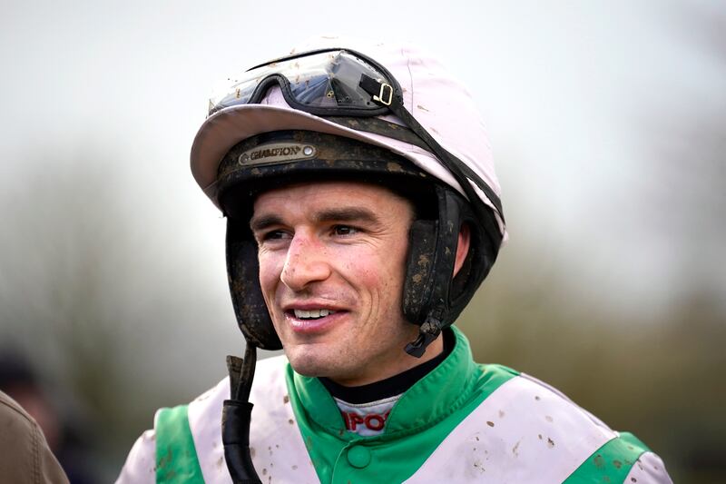 Danny Mullins: has mastered some quirky types in his time but faces a real test on board Onlyamatteroftime in the Betfair Trophy at Ascot. Photo credit should read: Niall Carson/PA Wire.
