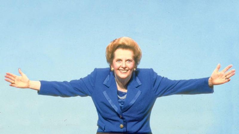 All smiles:  Margaret Thatcher   at a Conservative party conference. Photograph: Peter Jordan/Time Life Pictures/Getty Images