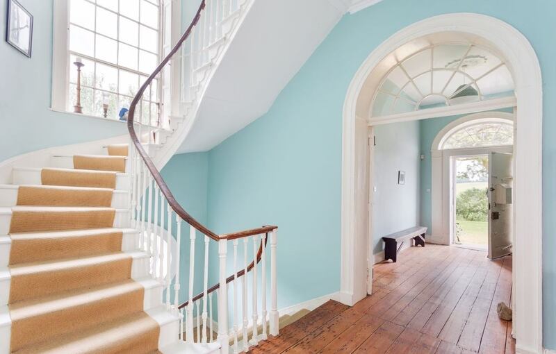 The entrance hall at Ballywilliam House, which Tori Amos is selling