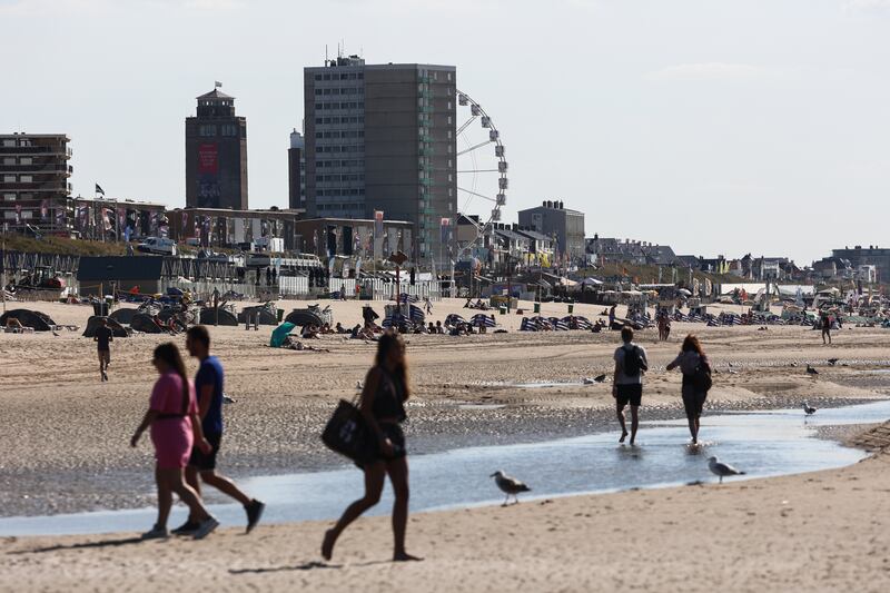 The beach in Zandvoort, Netherlands. Photograph: Jakub Porzycki/NurPhoto via Getty Images