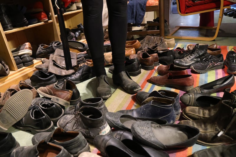 The Foley Lab has a vast array of shoes. Photograph: Bryan O Brien