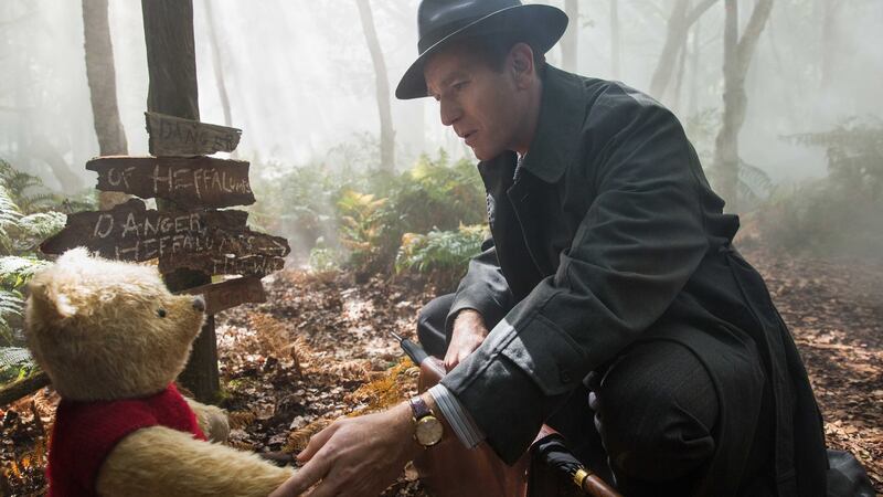 Christopher Robin (Ewan McGregor) with his long time friend Winnie the Pooh