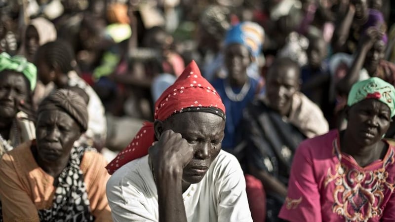 Refugees in South Sudan, inspiration for One in one hundred thousand by Jan Carson. Photograph: Pablo Tosco/Oxfam