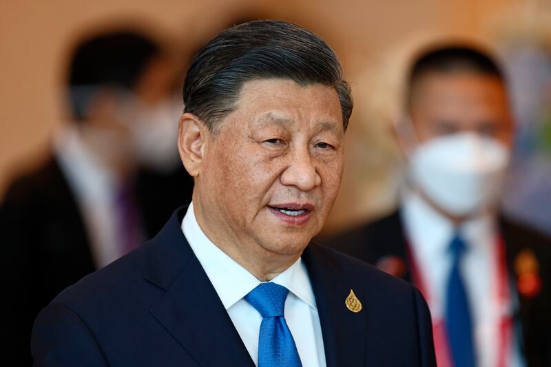 President Xi Jinping’s government released a peace proposal in February and called for a ceasefire in Ukraine. Photograph: Jack Taylor/Pool Photo via AP