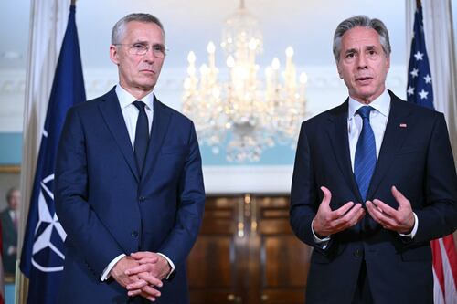 Stoltenberg says Nato faces ‘serious security challenges’ and needs to step up co-operation