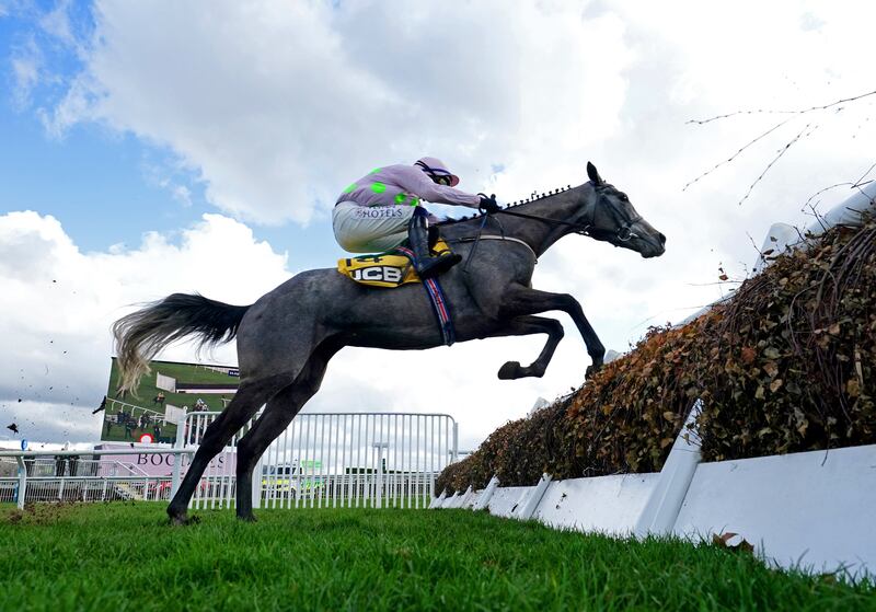 Lossiemouth ridden by jockey Paul Townend winning the JCB Triumph Hurdle at Cheltenham on March 17th, 2023