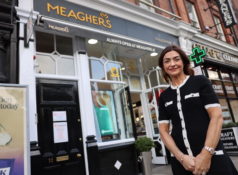 Oonagh O’Hagan, owner of Meagher’s Pharmacy chain: 'The online business enabled us to look after customers the length and breadth of Ireland without having a physical presence there.' Photograph: Dara Mac Dónaill