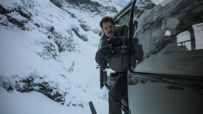 Mission: Impossible – Fallout: Henry Cavill in the helicopter sequence. Photograph: Skydance/Paramount Pictures