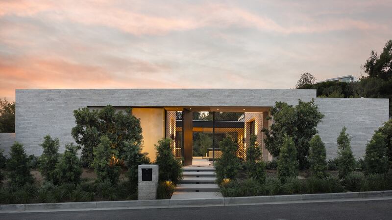 Exterior of the McClean-designed home at Carla Lane. Photograph: Jim Bartsch