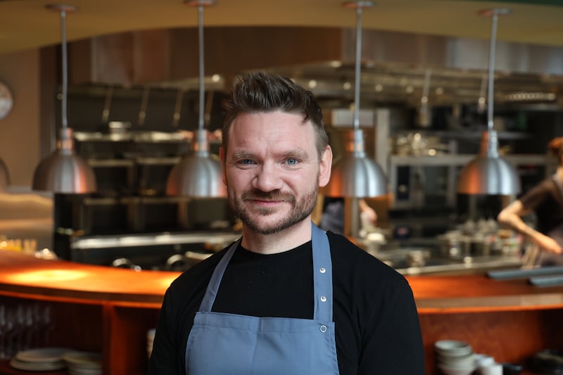 Niall Davidson in his new restaurant, Allta, on Capital Dock in Dublin 2. 