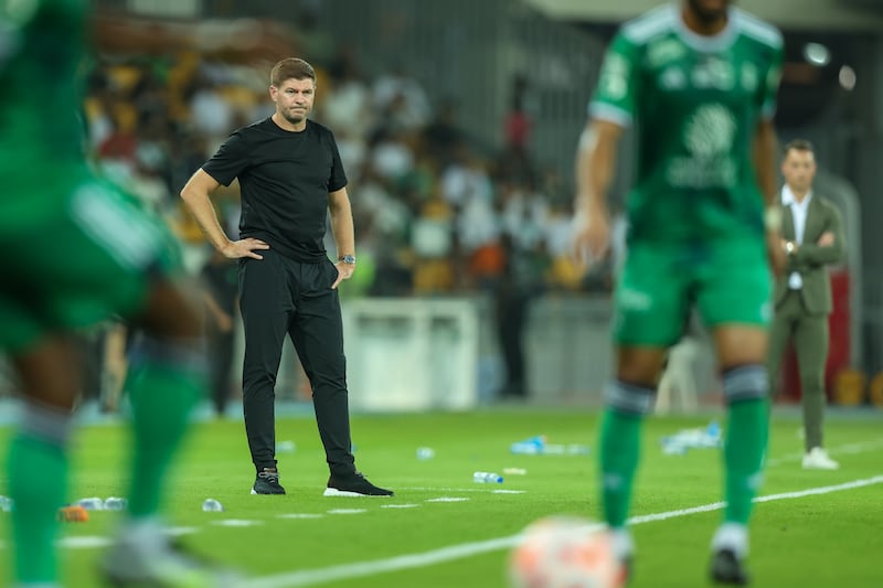 It's hard to know how many more management opportunities Steven Gerrard will get whenever he finishes up in Saudi Arabia. Photograph: Yasser Bakhsh/Getty Images