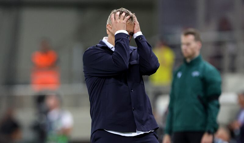 Republic of Ireland manager Heimir Hallgrímsson. Photograph: Nikola Krstic/Inpho