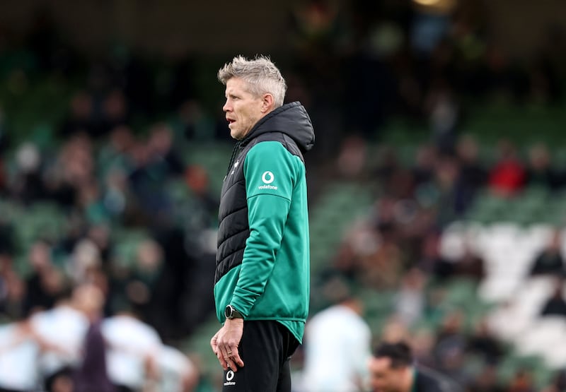 Ireland head coach Simon Easterby. Photograph: Dan Sheridan/Inpho