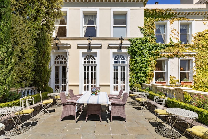 Sun terrace off the kitchen