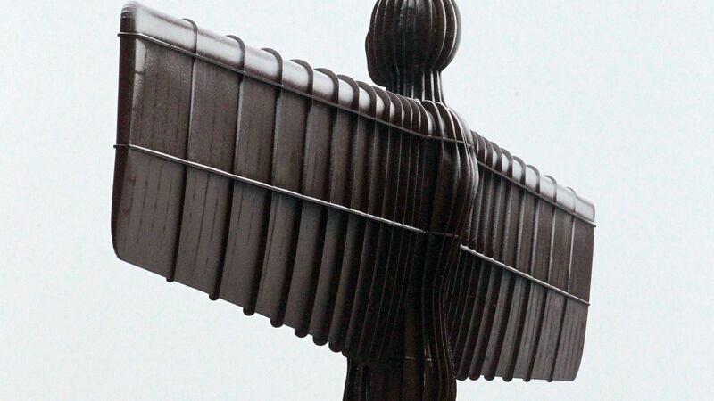 Angel of the North near Gateshead, England. Photograph: Getty Images