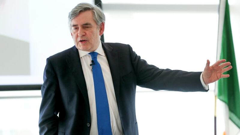 Former British PM Gordon Brown will be in discussion with Fintan O’Toole. Photograph: Maxwells