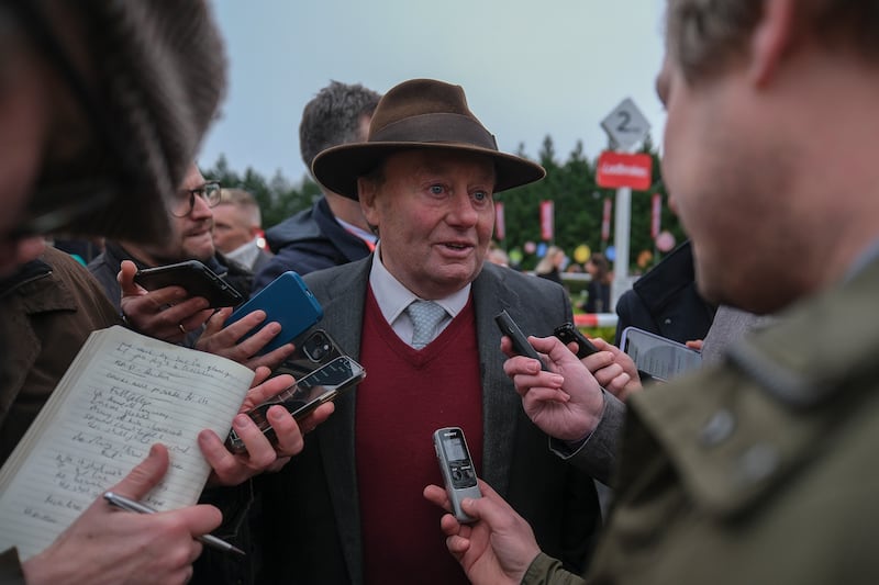 Jonbon's trainer Nicky Henderson: 'He's very sensible in his races.' Photograph: Alan Crowhurst/Getty Images