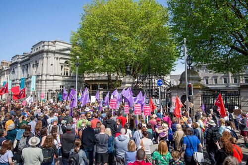 National Maternity Hospital: Hundreds attend rally demanding full public ownership