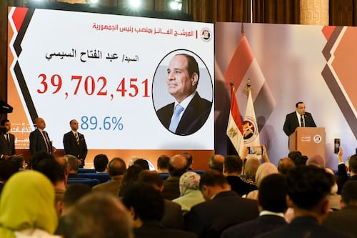 Abdel Fattah al-Sisi wins third term as president of Egypt