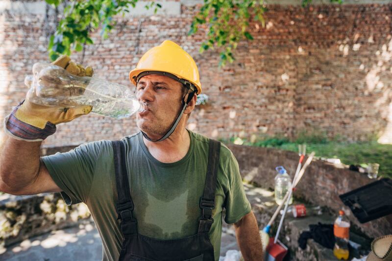 Hydration is key to beating the heat. Photograph: iStock