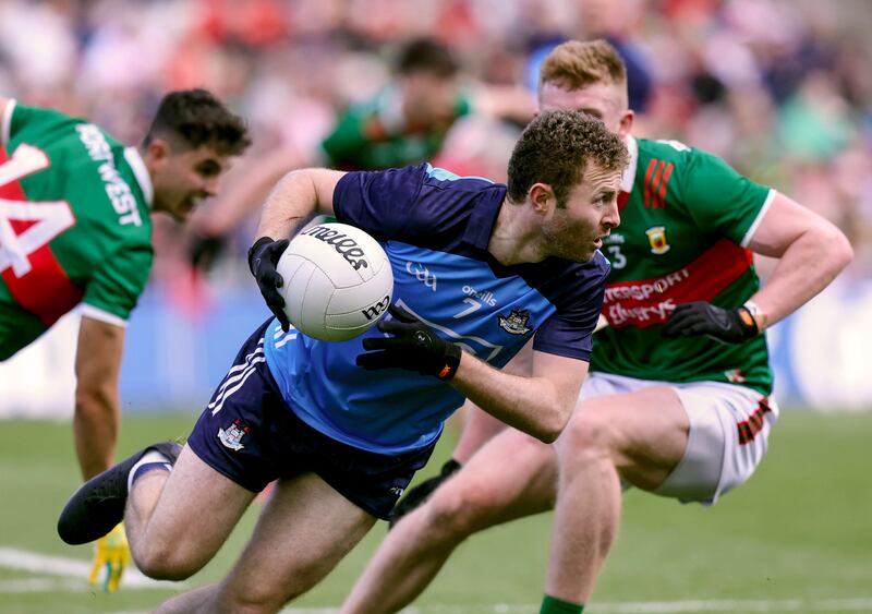 Dublin's Jack McCaffrey in action against Mayo in the All-Ireland quarter-final. Photograph: John McVitty/Inpho