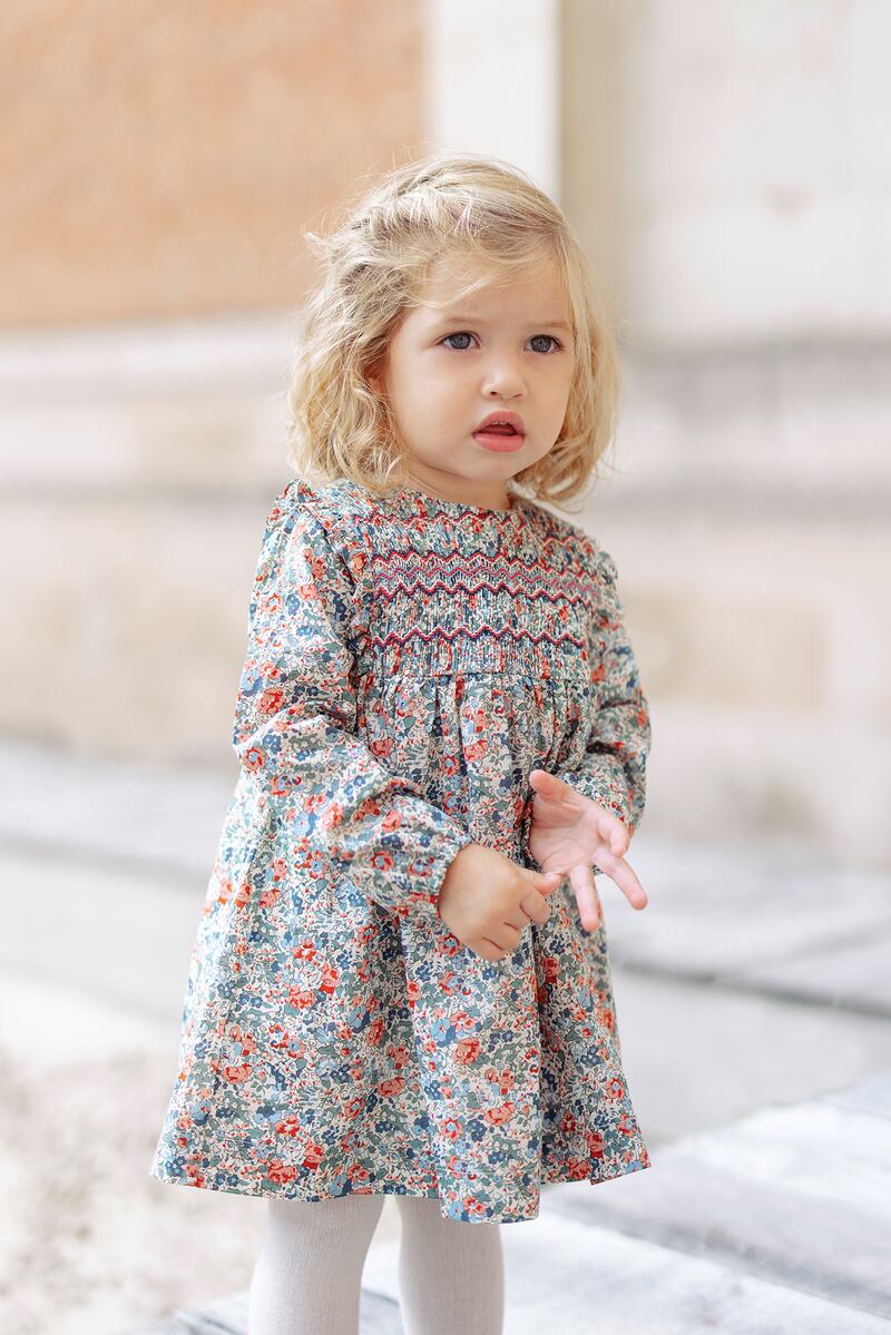 Liberty print dress €125, Tartine et Chocolat from Over the Moon, Monkstown