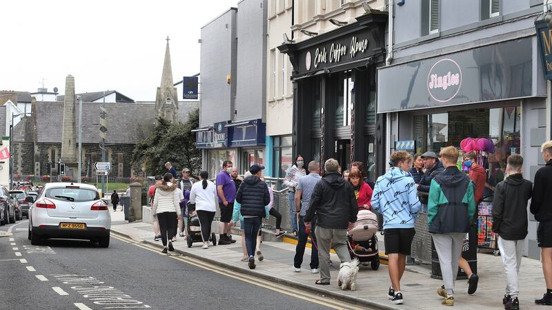 The streets of Portrush. Photograph: Margaret McLaughlin