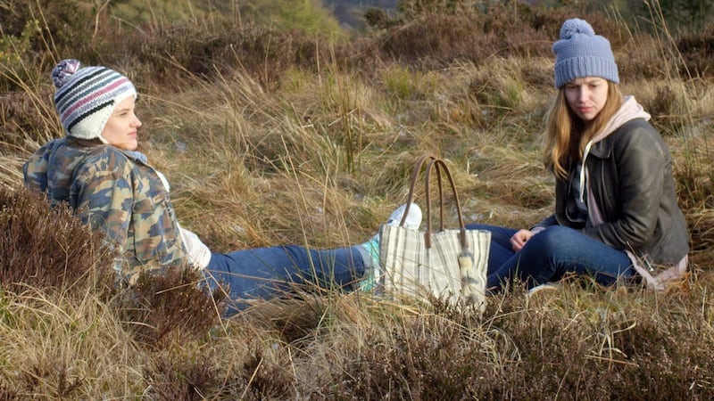 Mountain lows:  Danielle  (Nika McGuigan) and Aisling (Seána Kerslake)  in episode five of  Can’t Cope, Won’t Cope. Photograph: Karl Hussey/RTÉ