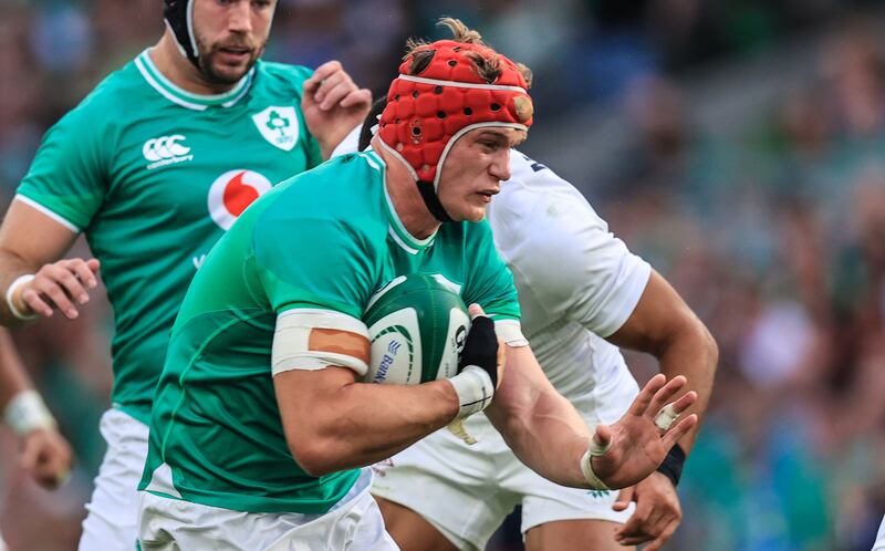 Ireland's Josh van der Flier. Photograph: Evan Treacy/Inpho