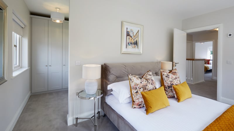 Show house bedroom. Photograph: Ken Walsh