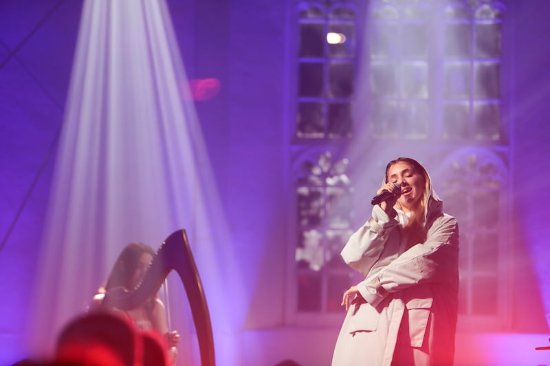 Gemma Dunleavy at Other Voices 2022. Photograph: Rich Gilligan