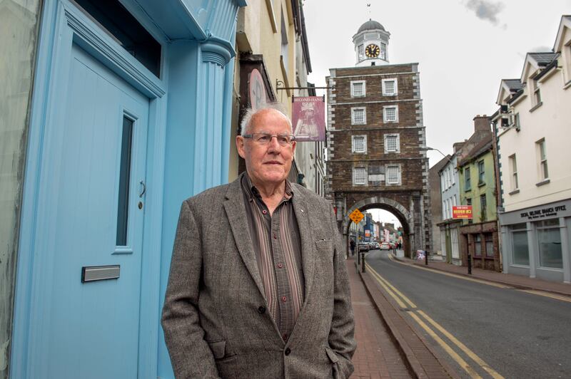 John McGrath, with Youghal's Clock Gate Tower behind him. Photograph: Michael Mac Sweeney/Provision