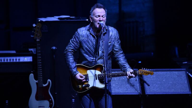 Bruce Springsteen on the opening night of ‘Springsteen on Broadway’ at The Walter Kerr Theatre on October 12tsh, 2017 in New York City. Photograph: Walter McBride/WireImage