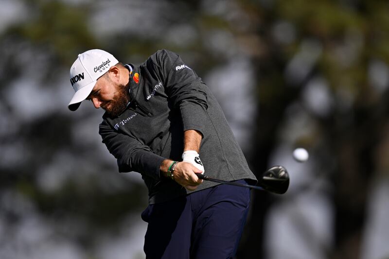 Shane Lowry of Ireland plays his shot from the fifth tee during the second round of The Genesis Invitational at Torrey Pines. Photograph: Orlando Ramirez/Getty Images