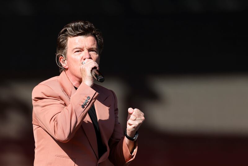 Rick Astley at Electric Picnic last year. Photograph: Alan Betson