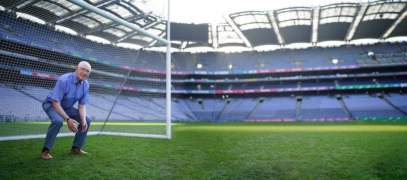 Paddy the Legend: Paddy Cullen, GAA goalkeeper of the famous Dublin county football squad of the 1970s. A great talker. Photograph: Ross O'Callaghan