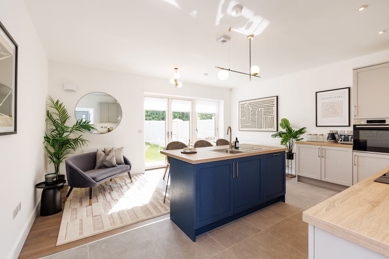 Kitchen and living area