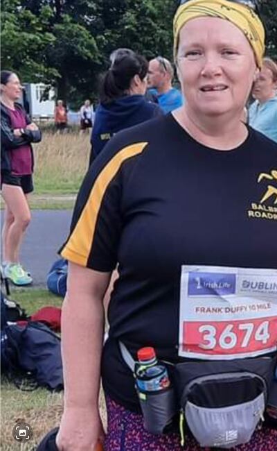 Catriona Doyle during the Frank Duffy 10 mile race at the Phoenix Park.