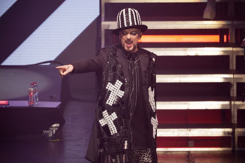 Boy George and Culture Club at the 3Arena in Dublin. Photograph: Chris Maddaloni