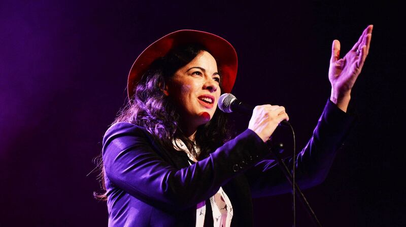 Camille O’Sullivan: “The first time I met Shane was singing with him onstage. It was terrifying.” Photograph: Cyril Byrne