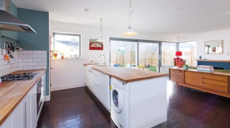 The kitchen-cum-livingroom of 24 Farrenboley Park,  Dundrum