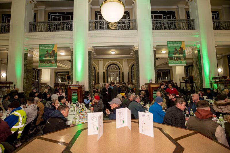 Eric’s Party for the Homeless at the GPO, is organised by Dublin Lions Club. Photograph: Tom Honan