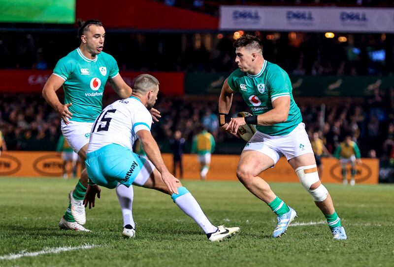 Dan Sheehan suffered an ACL injury in the first Test against South Africa in Pretoria last July. Photograph: Dan Sheridan/Inpho