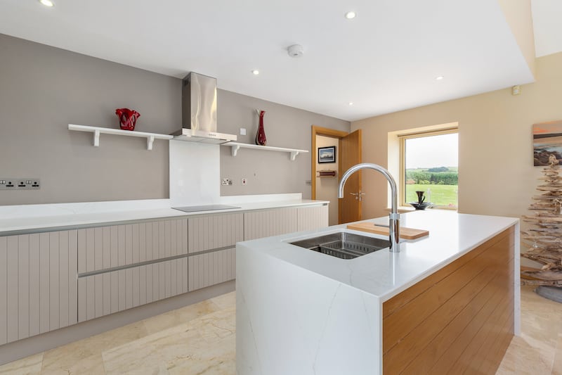 The kitchen was designed by local craftsman Dermot Feeney