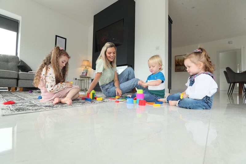 Members of the Gath family at home in Clareen, Co Offaly