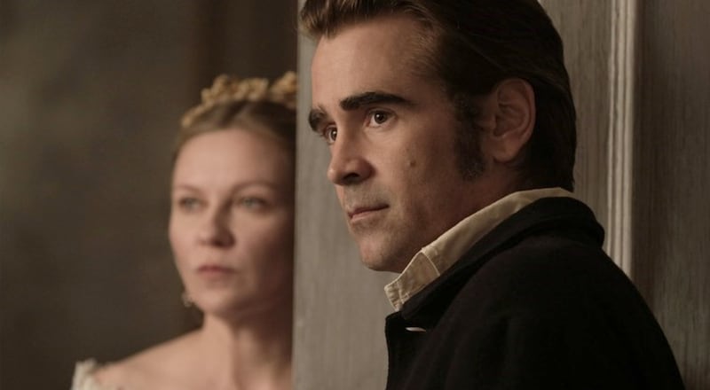 Kirsten Dunst and Colin Farrell in Sofia Coppola's The Beguiled