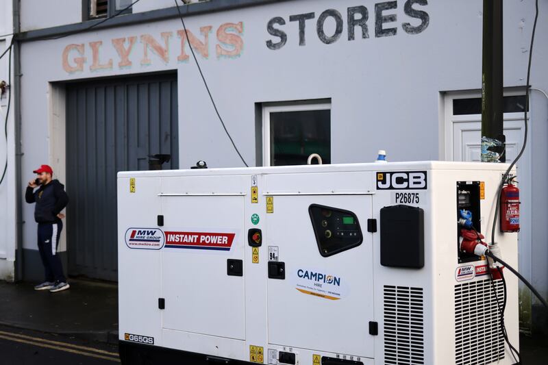 A generator in Dunmore. Photograph: Chris Maddaloni