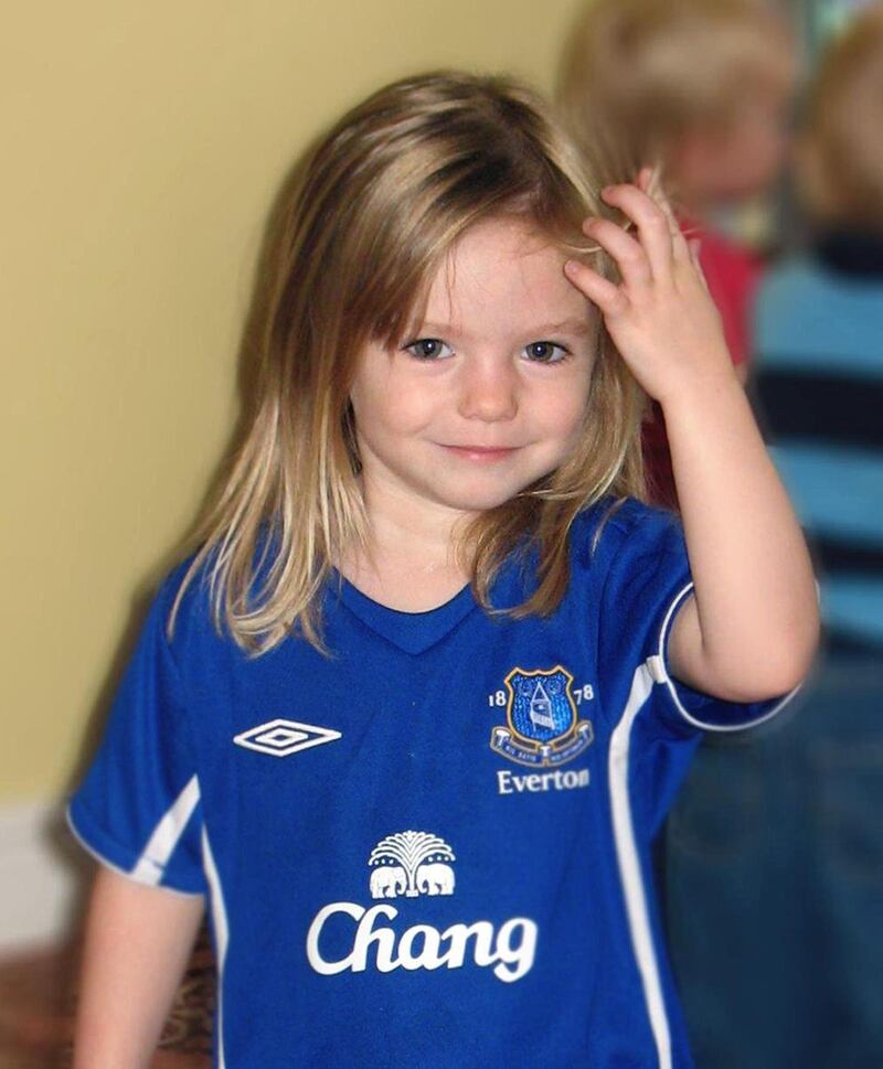  Madeleine McCann: missing since 2007. Photograph: PA